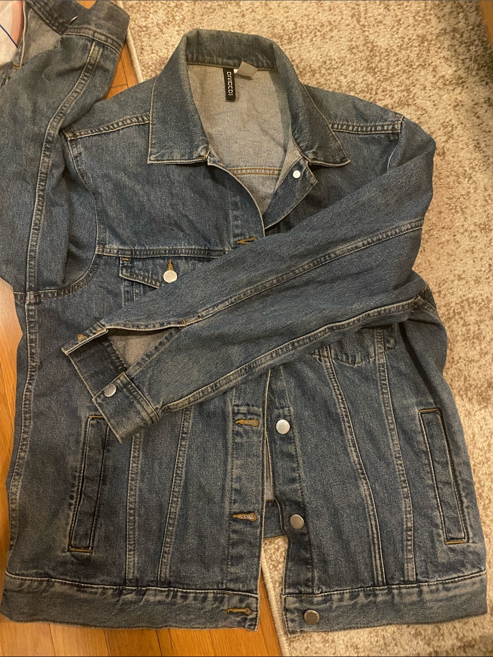 H&M Classic Blue Denim Jean Jacket